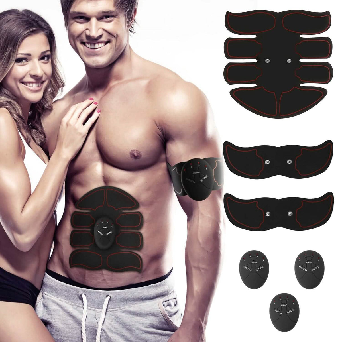 Abs Stimulator Muscle Toner EMS with 6 Modes