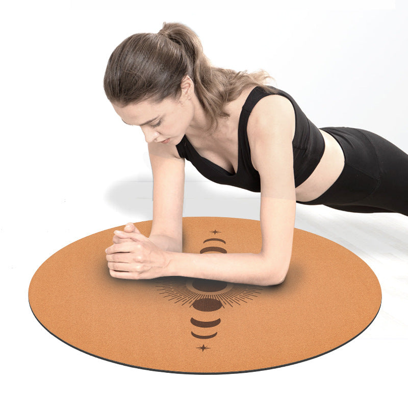 Eco-Friendly Cork Natural Rubber Non-Slip Meditation Mat Practice