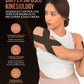 Copper Infused Kinesiology Tape – 2 Rolls (40 Precut Strips)