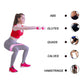 Three-Piece Resistance Bands Set Elastic Fitness Exercise Equipment