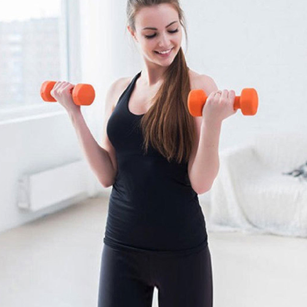 Hexagonal Dumbbell Home Fitness Strength Training Exercise Weight