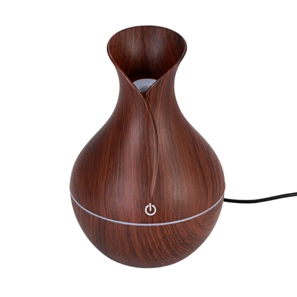 LED Ultrasonic Aroma Diffuser Humidifier Smoke Fountain Decor