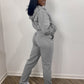 Women Sweatsuit Set 2 Piece Outfits Casual Hoodies Tops And Sweatpants Jogger Tracksuits Loose Trousers