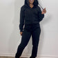 Women Sweatsuit Set 2 Piece Outfits Casual Hoodies Tops And Sweatpants Jogger Tracksuits Loose Trousers