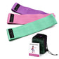 Three-Piece Resistance Bands Set Elastic Fitness Exercise Equipment