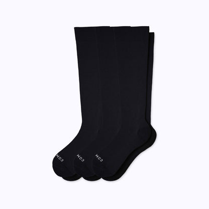 Knee-High Compression Socks - 3 Pack Solid (20-30 mmHg)