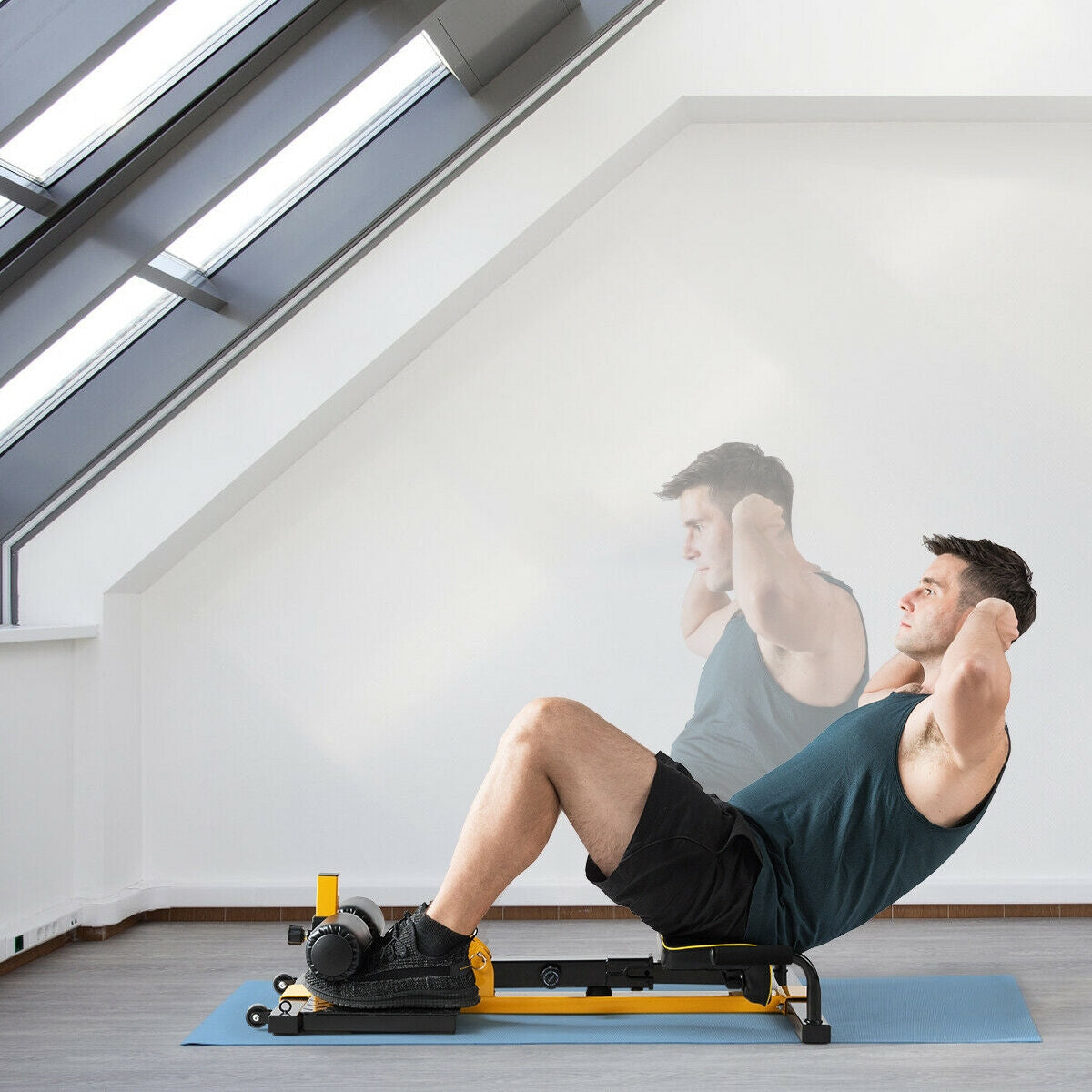 8-in-1 Multifunctional Home Gym Squat Fitness Equipment System