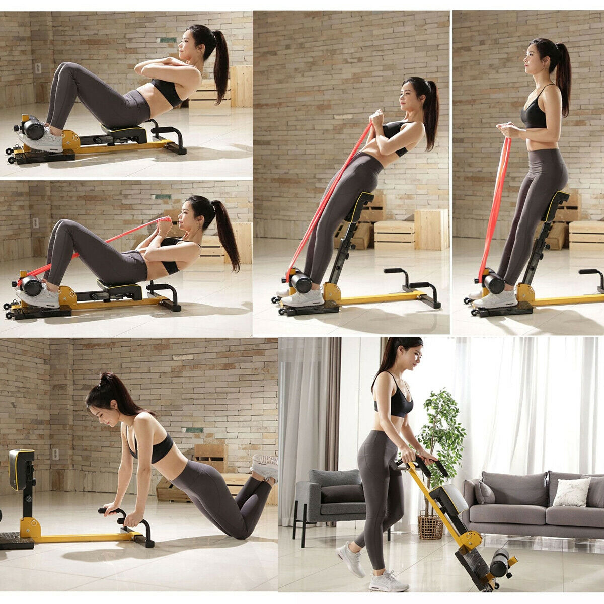 8-in-1 Multifunctional Home Gym Squat Fitness Equipment System