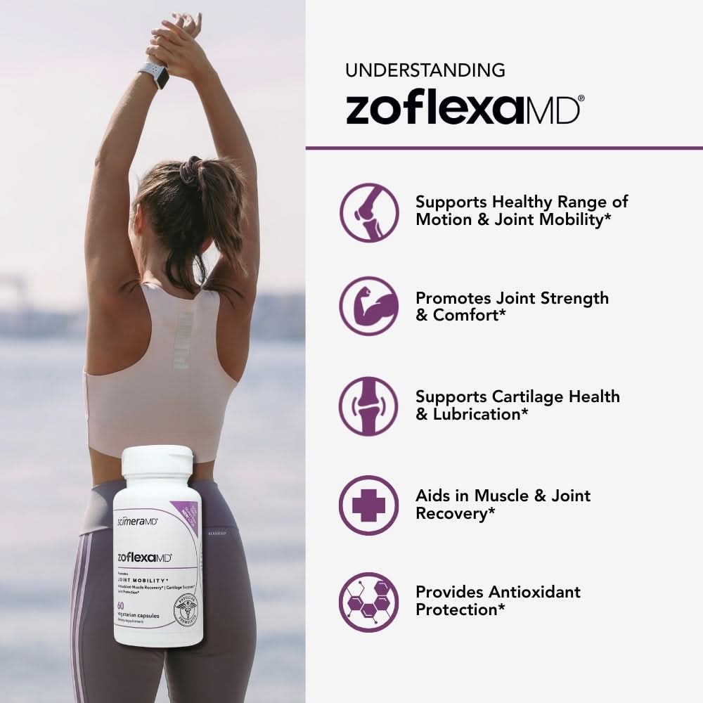 Zoflexa Joint Support Supplement 60 Capsules Formula