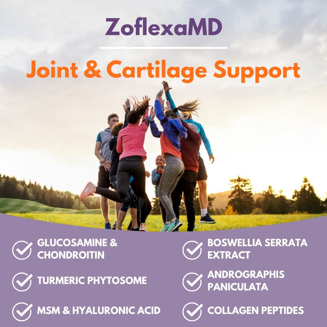 Zoflexa Joint Support Supplement 60 Capsules Formula