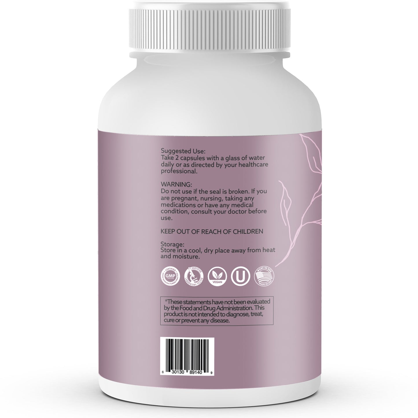 Women's Vaginal Health Probiotics Daily Digestive Wellness Supplement Capsules
