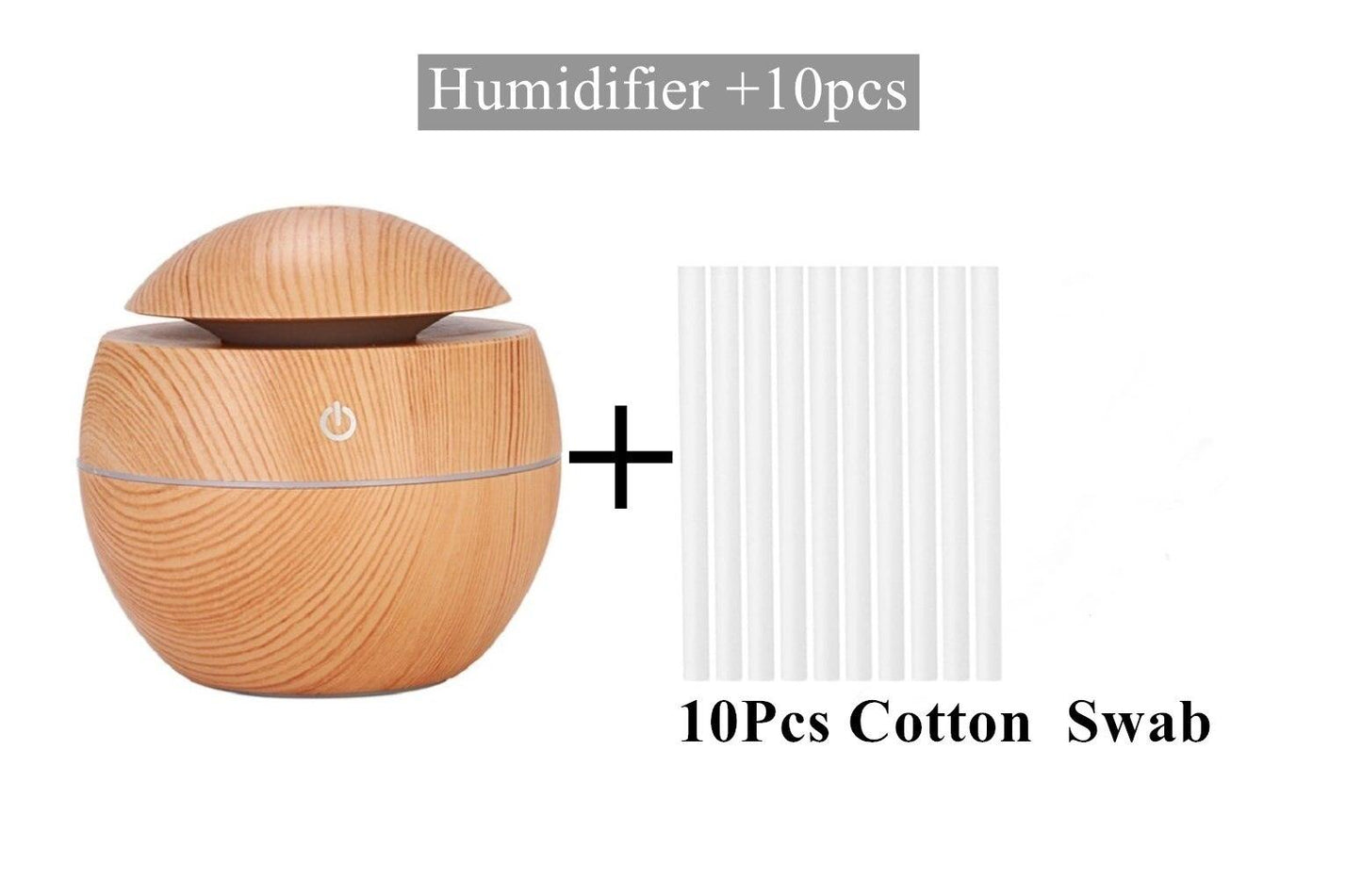 Ultrasonic Wood Aroma Diffuser LED Air Humidifier Essential Oil
