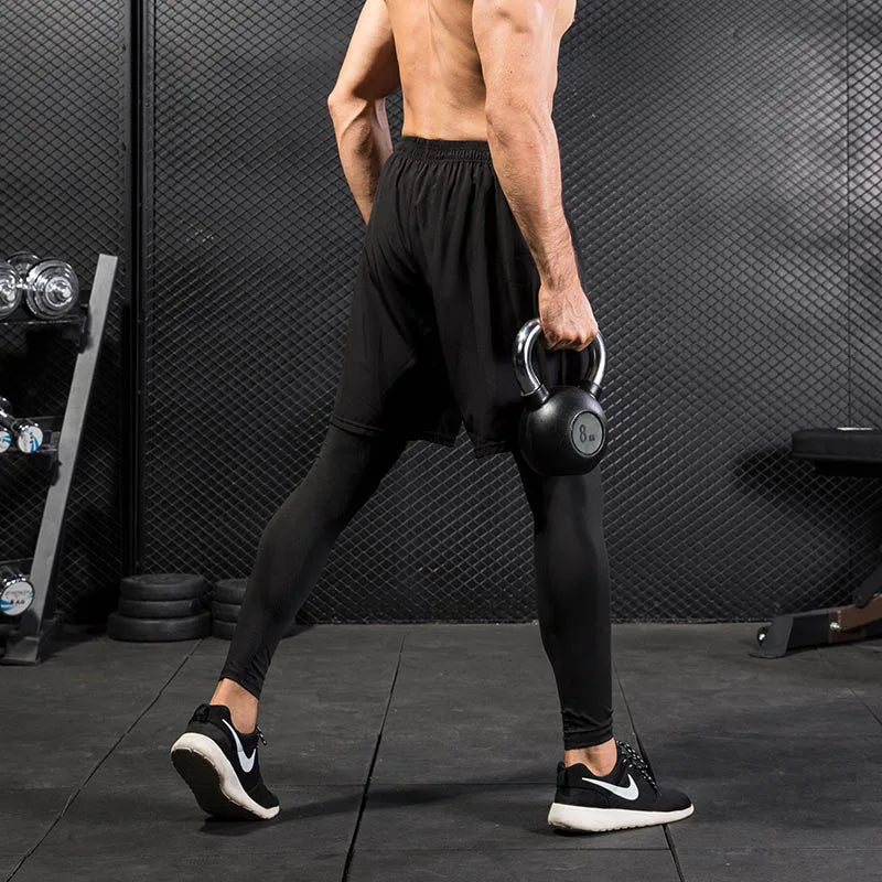 Men's Compression Tights Fitness Training Performance Activewear
