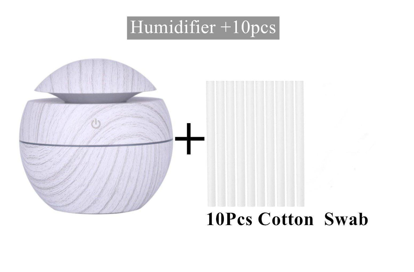 Ultrasonic Wood Aroma Diffuser LED Air Humidifier Essential Oil