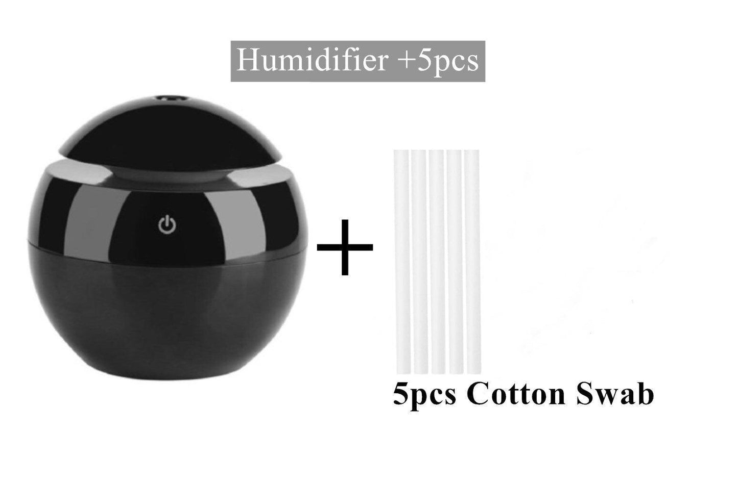 Ultrasonic Wood Aroma Diffuser LED Air Humidifier Essential Oil