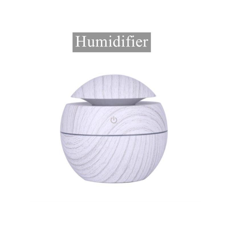 Ultrasonic Wood Aroma Diffuser LED Air Humidifier Essential Oil
