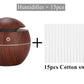 Ultrasonic Wood Aroma Diffuser LED Air Humidifier Essential Oil