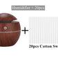 Ultrasonic Wood Aroma Diffuser LED Air Humidifier Essential Oil