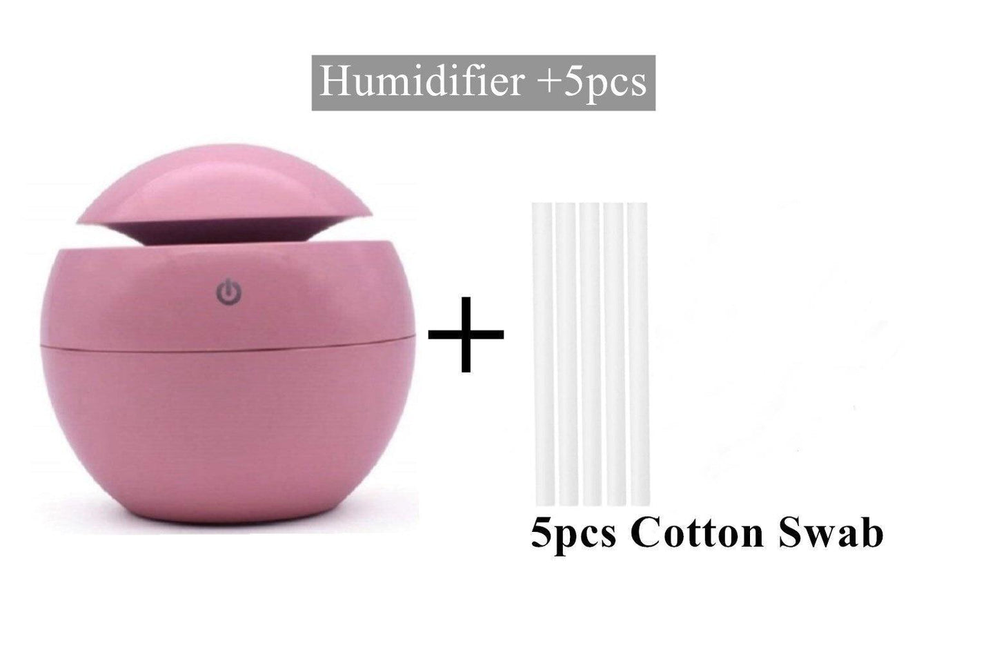 Ultrasonic Wood Aroma Diffuser LED Air Humidifier Essential Oil