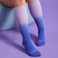 Knee-High Compression Socks - Ombre