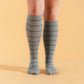 Knee-High Compression Socks - 3 Pack Stripes