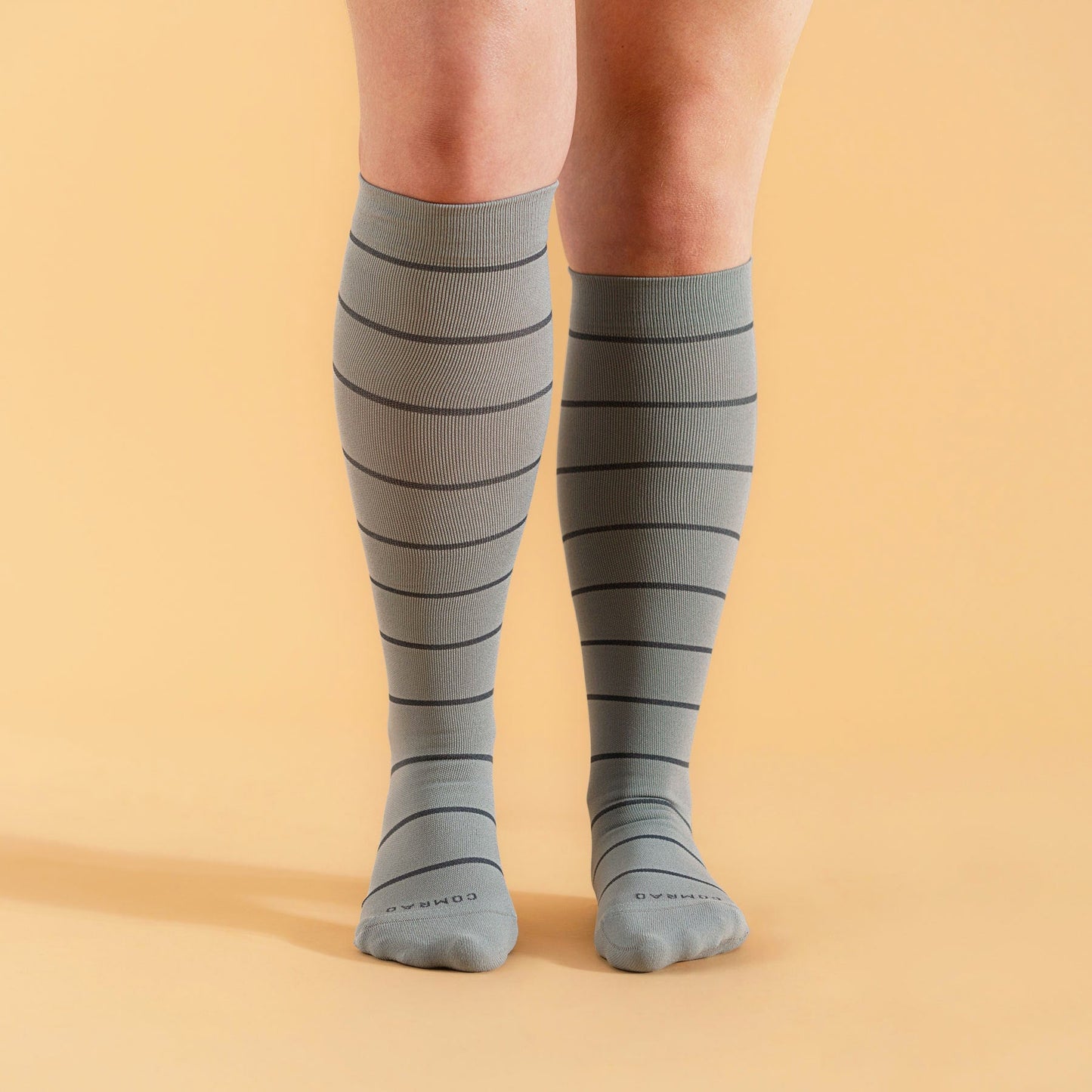 Knee-High Compression Socks - 3 Pack Stripes