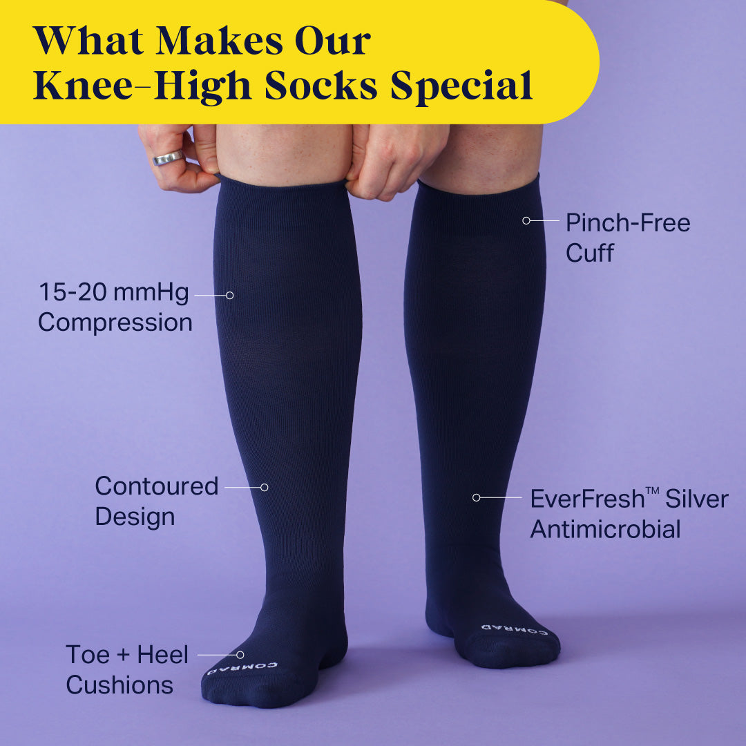 Knee-High Compression Socks - Solid