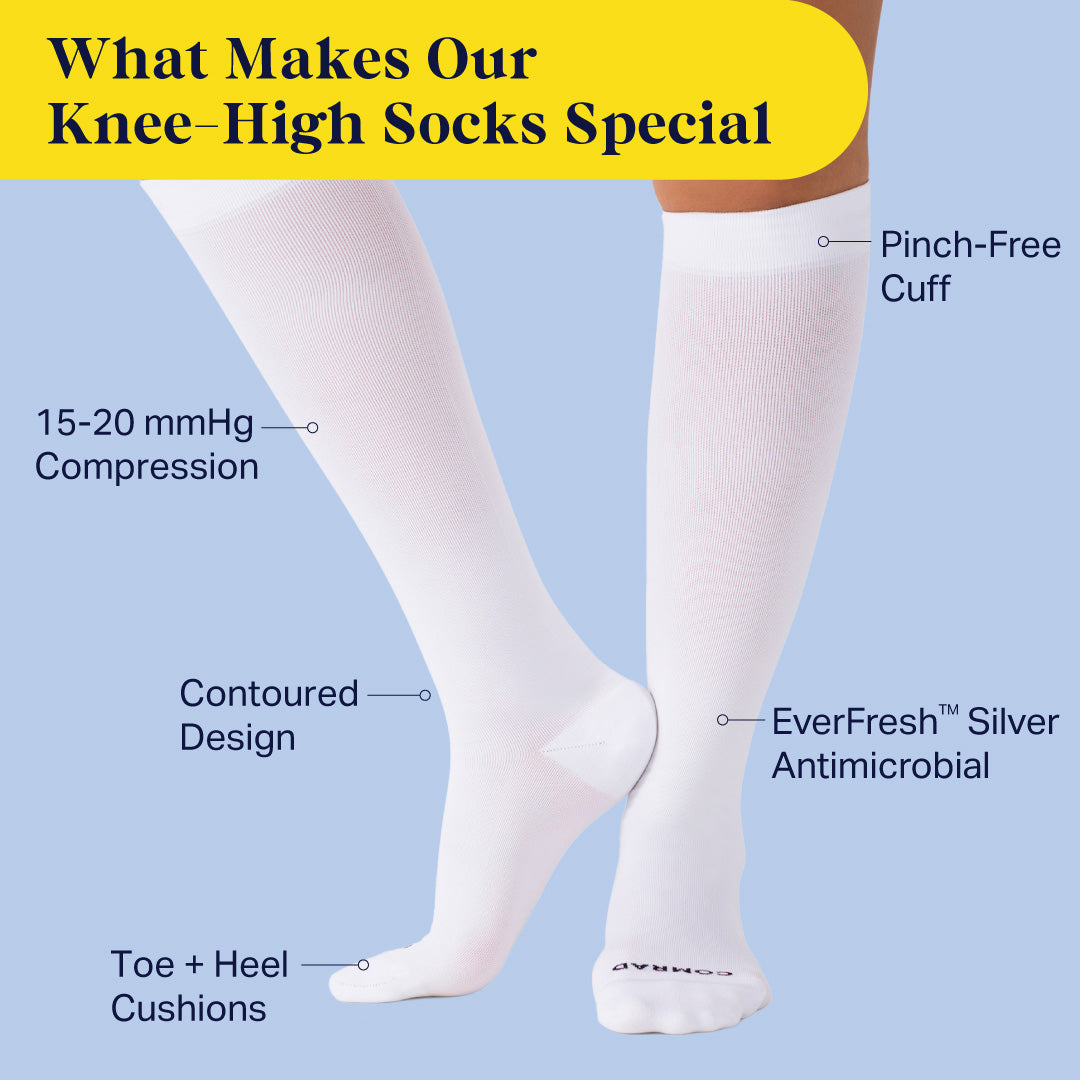 Knee-High Compression Socks - Solid