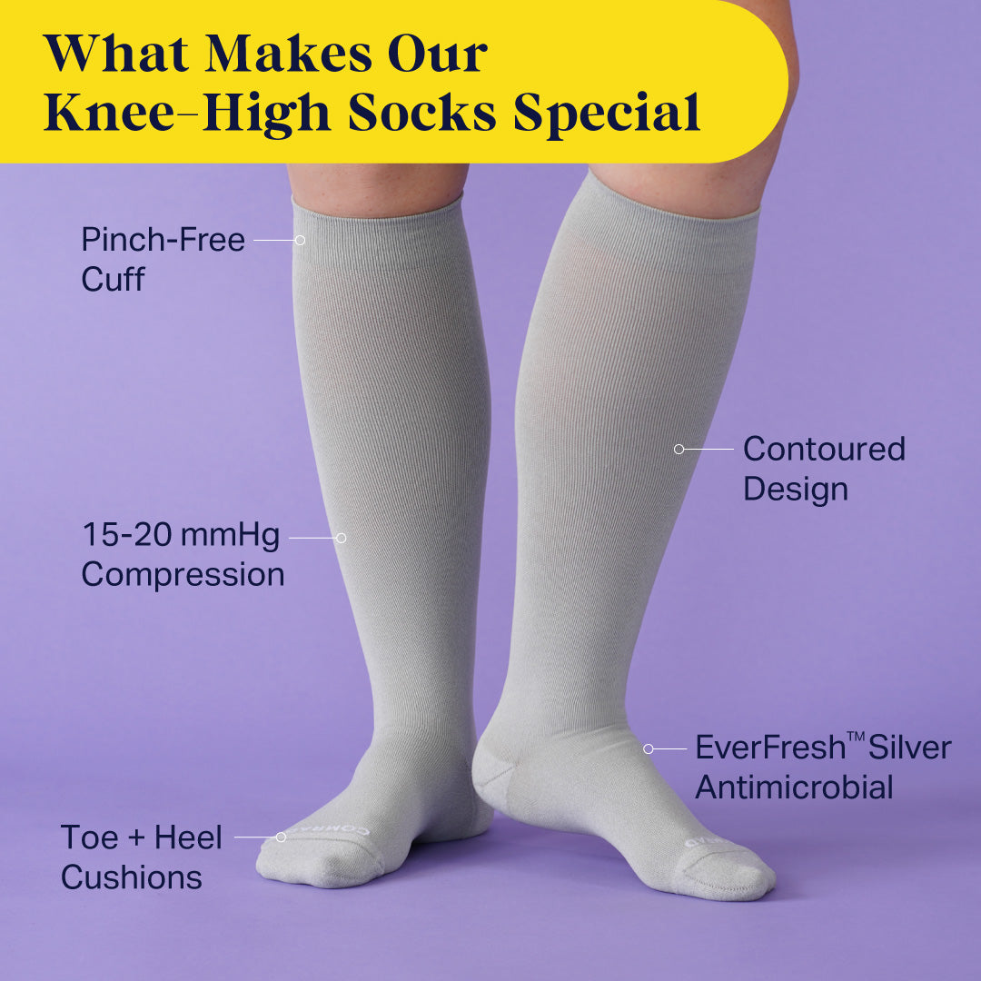 Knee-High Compression Socks - Solid