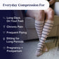 Knee-High Compression Socks - Stripes (20-30 mmHg)