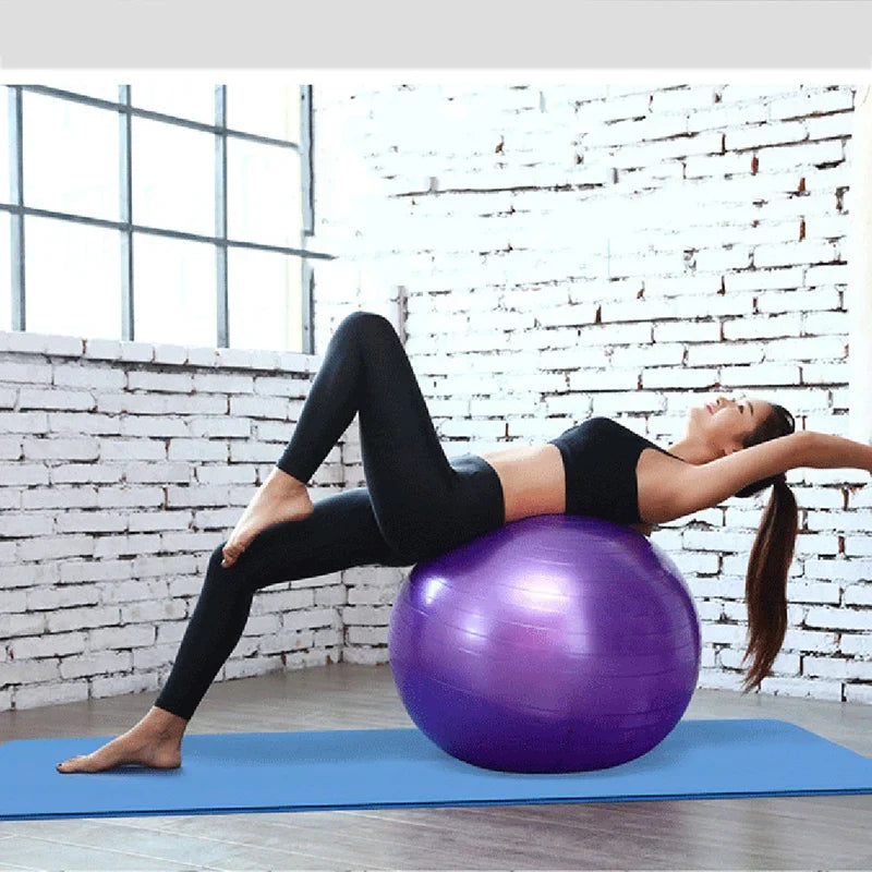 45cm Yoga Ball Fitness Balls Sports Pilates Birthing Fitball Exercise Training Workout Massage Ball Gym ball 45cm With Pump