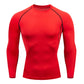 Men's Spring Autumn Long Sleeve Fitness Training Tee