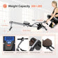 Home Folding Rowing Machine, Hydraulic Rowing Machine. Dual Tracks for Quieter, Indoor Fitness。with 12 Levels