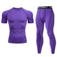 Men's Compression Fitness Gear Gym Performance Activewear Set
