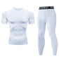 Men's Compression Fitness Gear Gym Performance Activewear Set