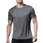 Men's Performance Running Tee Lightweight Athletic Workout Shirt