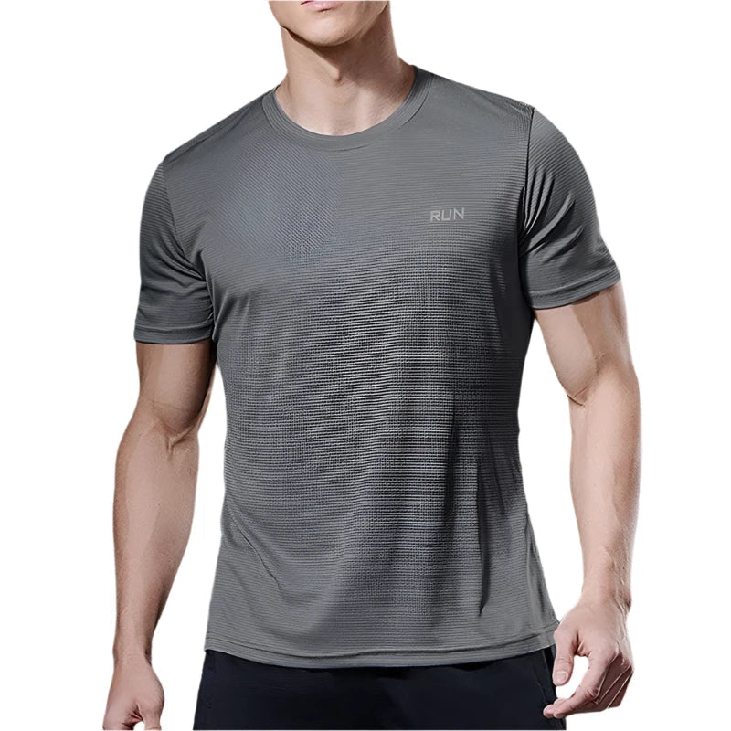 Men's Performance Running Tee Lightweight Athletic Workout Shirt