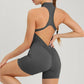 Women's Stylish Functional Fitness Jumpsuit Activewear Workout Outfit