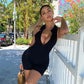Women's Stylish Functional Fitness Jumpsuit Activewear Workout Outfit