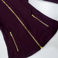 Gold zipper jacket and yoga pants set, sportswear, quick-dry and breathable, slimming and lightweight, tight-fitting