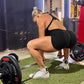 Women's Stylish Functional Fitness Jumpsuit Activewear Workout Outfit