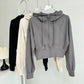 Women's Hooded Running Jacket Cycling Coat Yoga Jogging Shirt Tights Outdoor Sports Gym Clothing Running Wear Sportswear