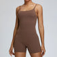 Women's High Performance Sleeveless Jumpsuit Activewear Workout Outfit