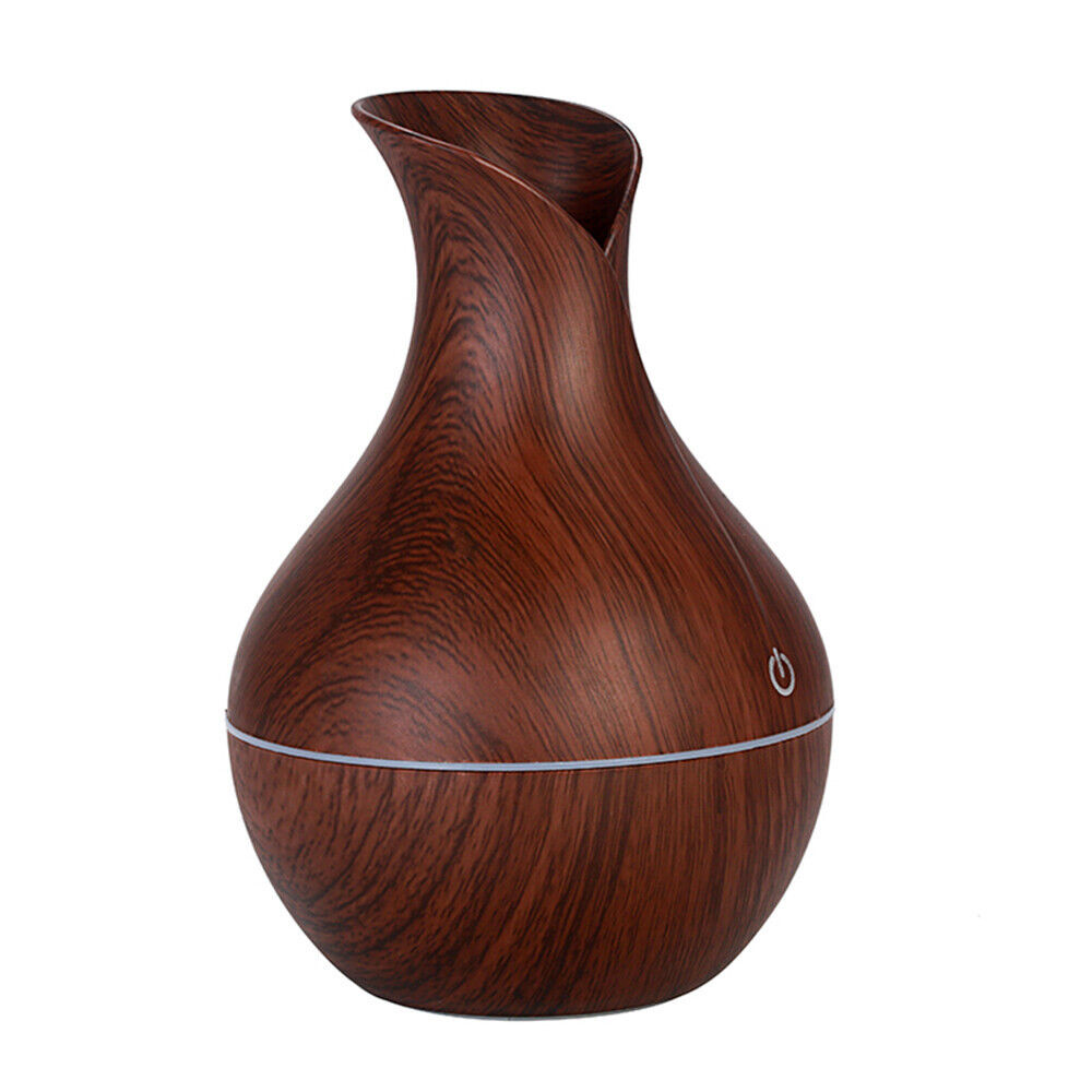 LED Ultrasonic Aroma Diffuser Humidifier Smoke Fountain Decor