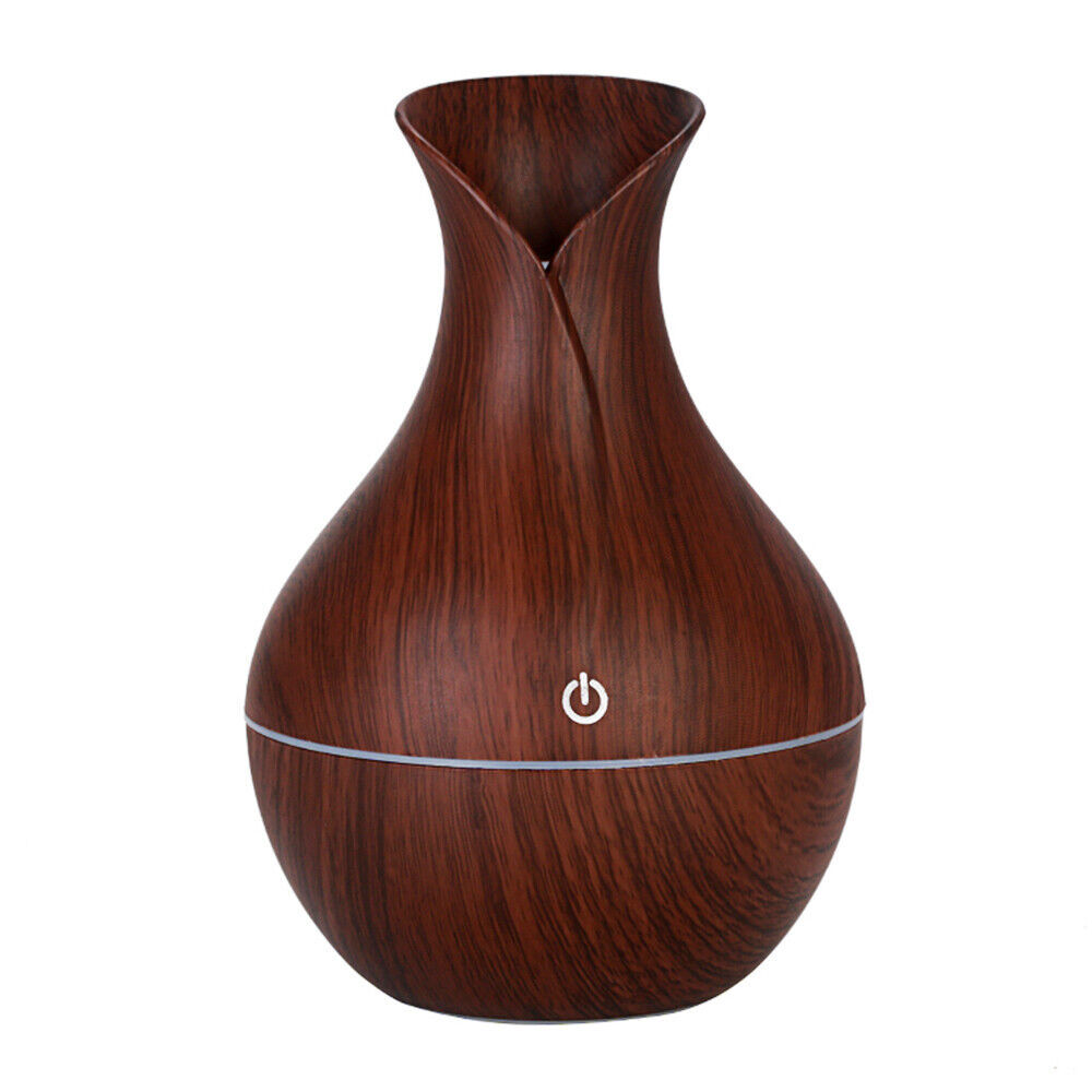 LED Ultrasonic Aroma Diffuser Humidifier Smoke Fountain Decor
