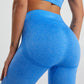 Women's Gradient Tie-Dye Seamless Yoga Set - Two-Piece Athletic Wear