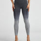 Women's Gradient Tie-Dye Seamless Yoga Set - Two-Piece Athletic Wear