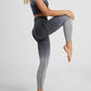 Women's Gradient Tie-Dye Seamless Yoga Set - Two-Piece Athletic Wear