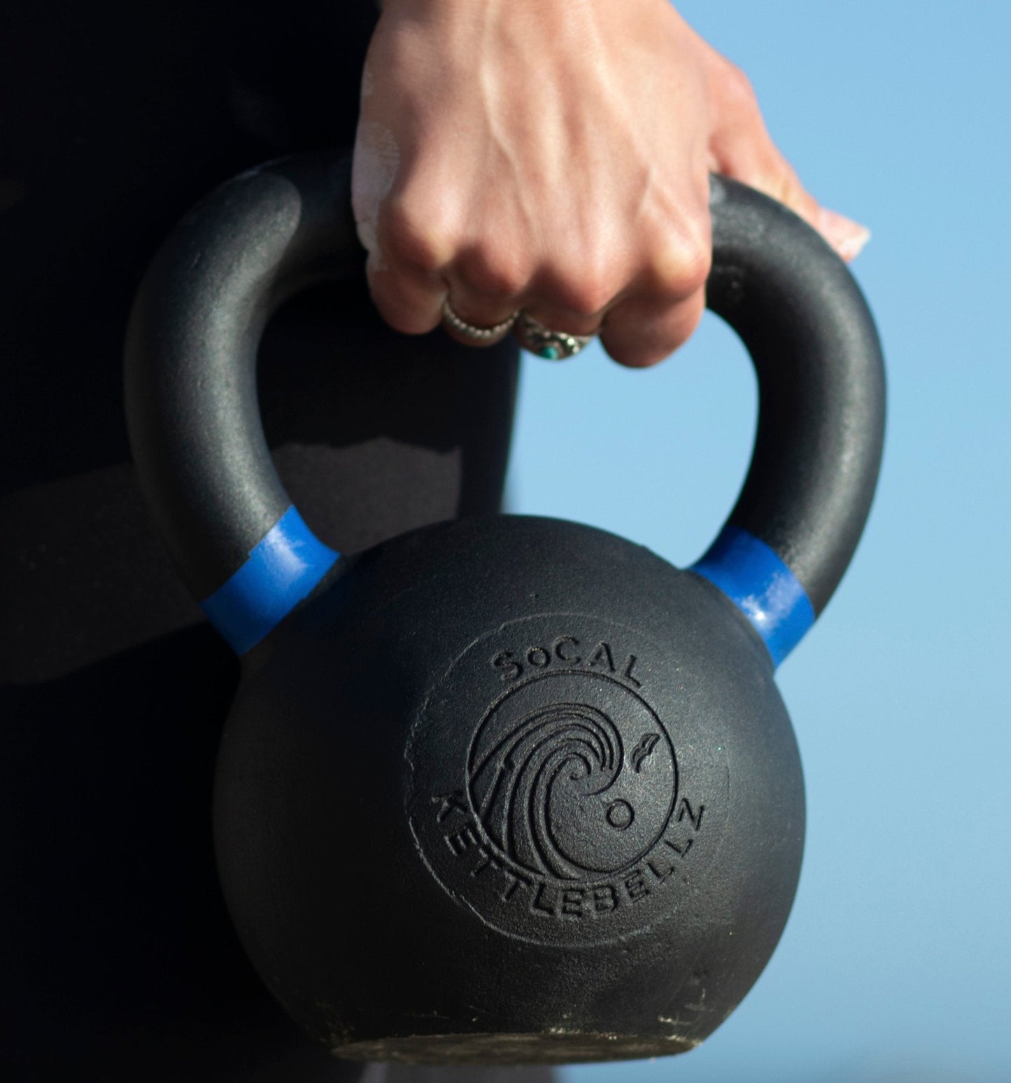 Powder Coated Cast Iron Kettlebell Strength Training Weight