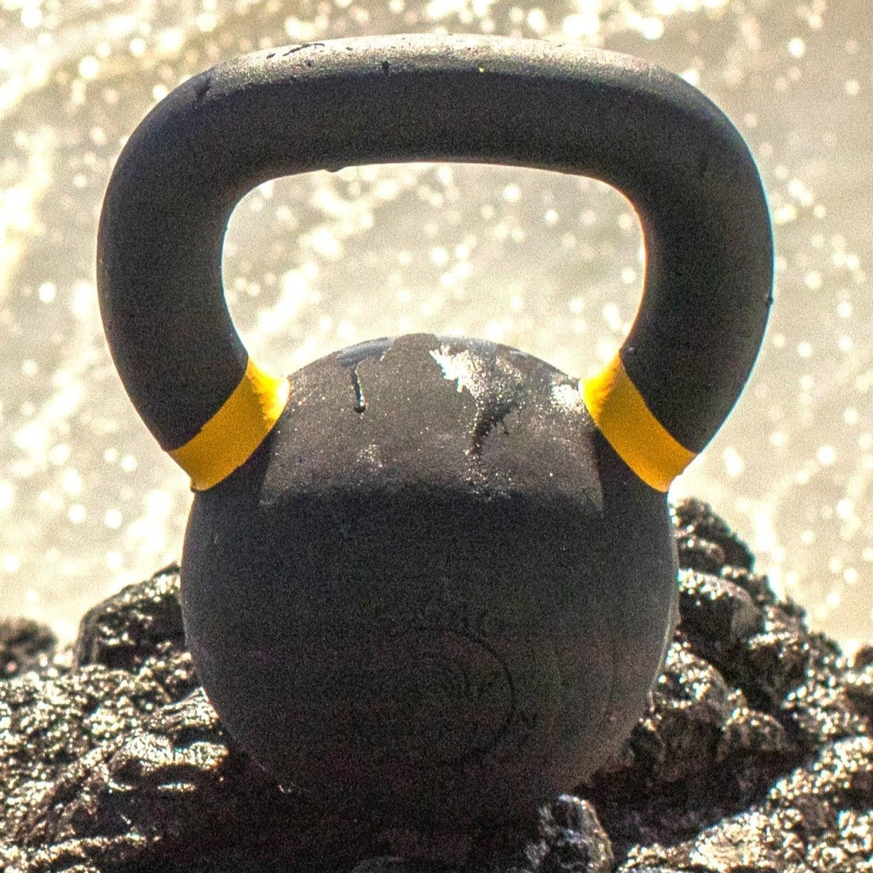 Powder Coated Cast Iron Kettlebell Strength Training Weight